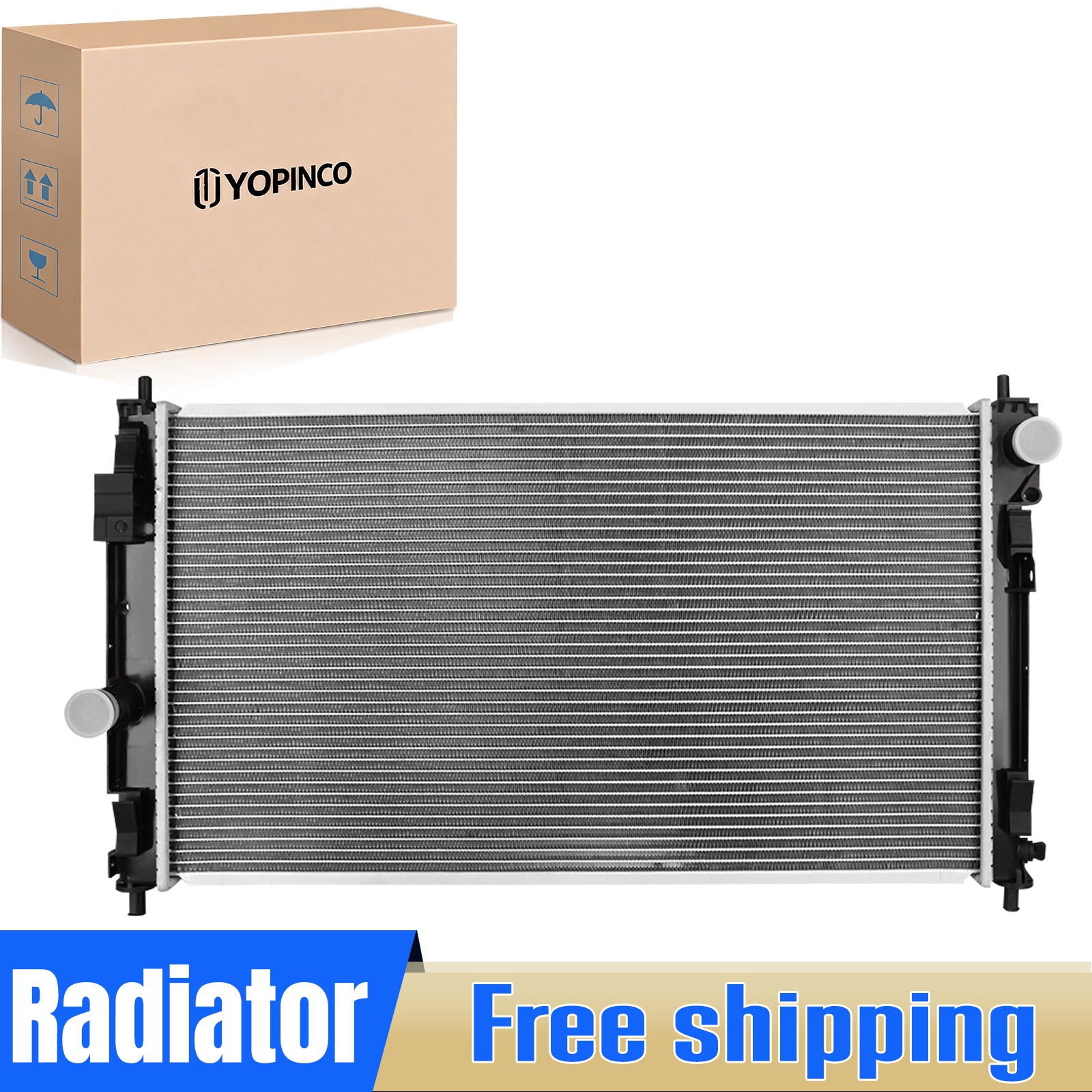 2951 Radiator For Jeep Compass Patriot Dodge Caliber Avenger 2.0L 2.4L 2.7L 3.5L